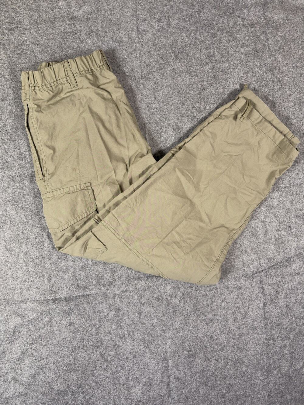 Uniqlo U Men’s Wide Fit Cargo Pants Khaki Drawstring Medium